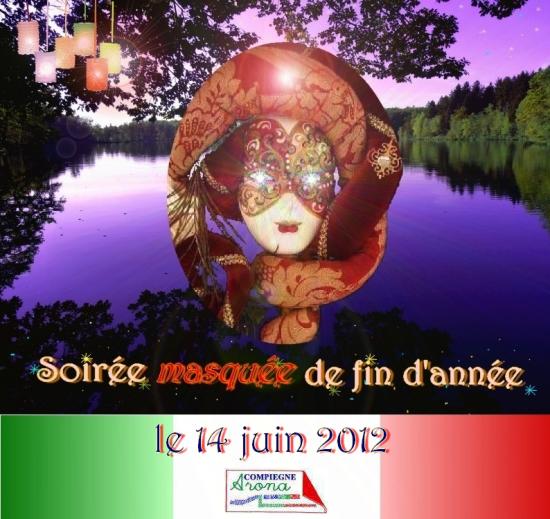 Soirée masquée aux étangs de la folie à OLLENCOURT  - 14 juin 2012